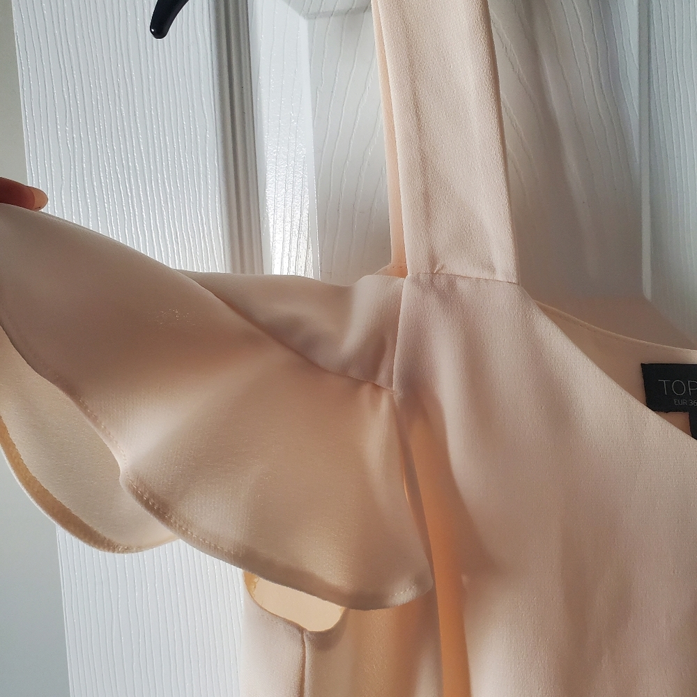 Topshop off shoulder cream top - Picture 3 of 7